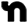 A black and green logo for the letter n.